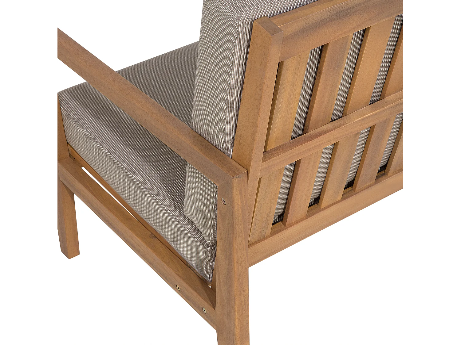 Zestaw ogrodowy ze stolikiem dla 7 osób PATAJA Drewno akacjowe Jasnobrązowy