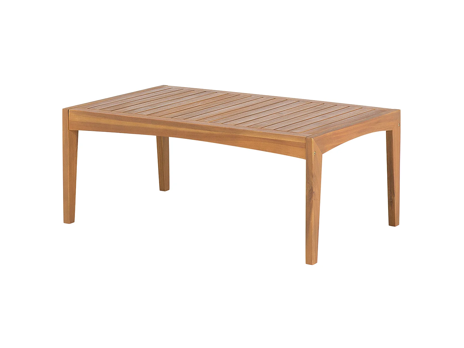 Ensemble de salon de jardin avec table 7 places PATAJA Bois d'acacia certifié Marron clair