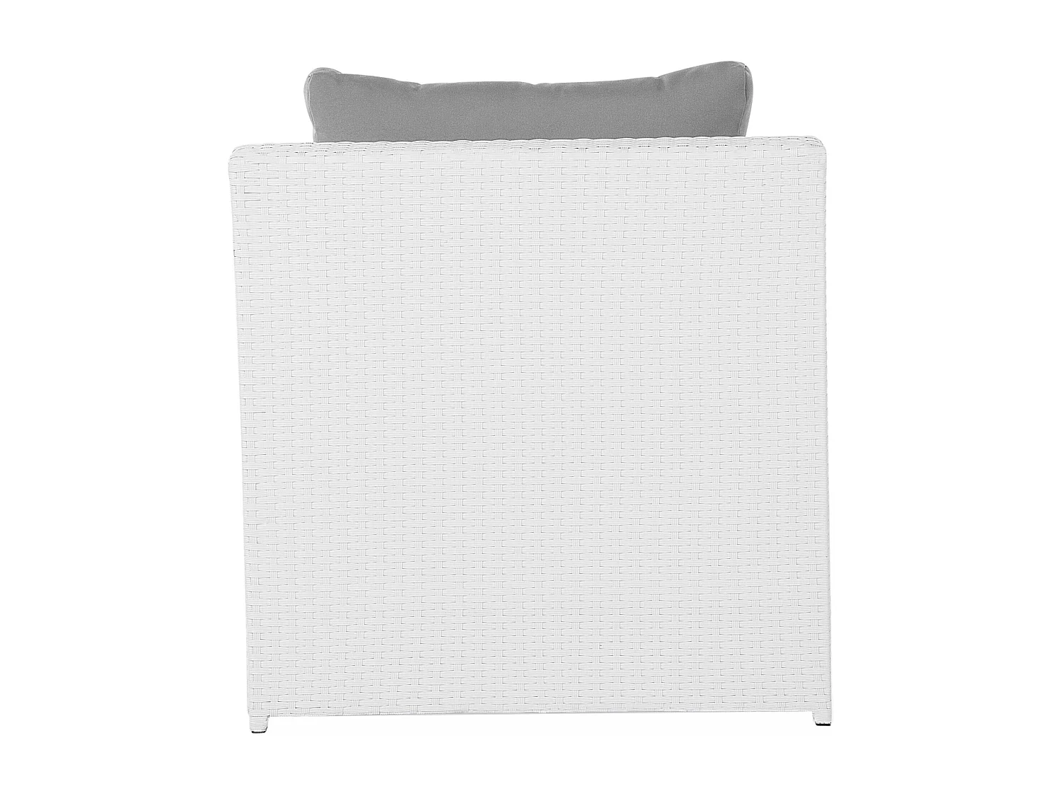 Loungeset met tafel en ottomaan 6-zitter ROMA Wit