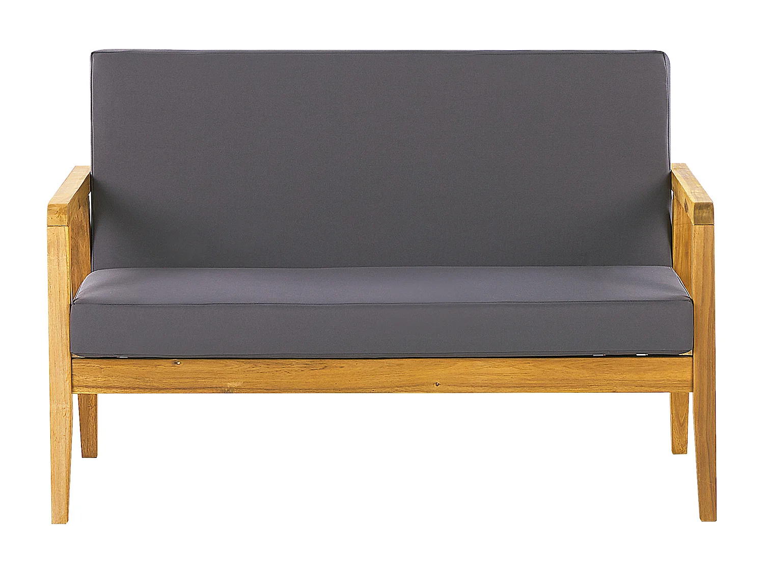 Loungeset met tafel 4-zitter PALLANO Acaciahout Donkergrijs