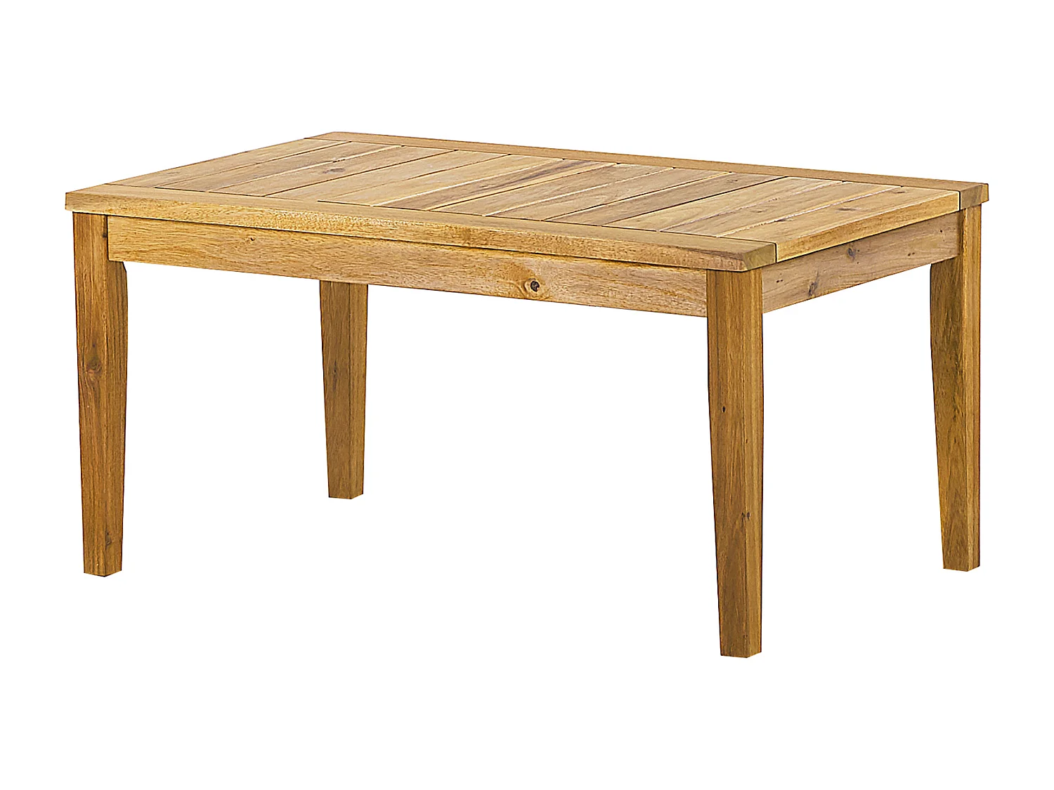 Ensemble de salon de jardin avec table 4 places PALLANO Acacia Gris foncé