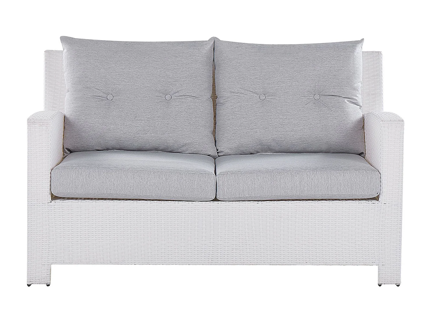 Conjunto de jardim com mesa 4 lugares MARINO Branco