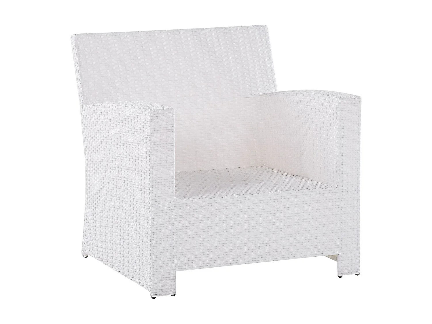 Set da giardino con tavolo 4 posti MARINO Bianco