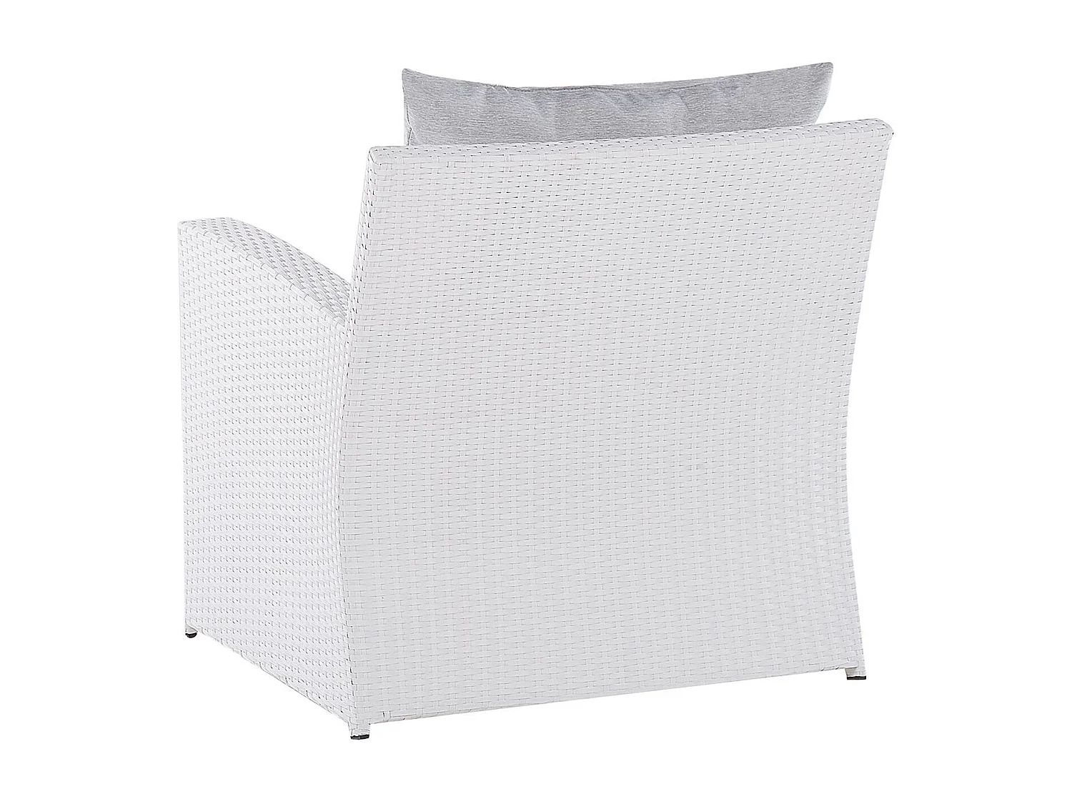 Set da giardino con tavolo 4 posti MARINO Bianco