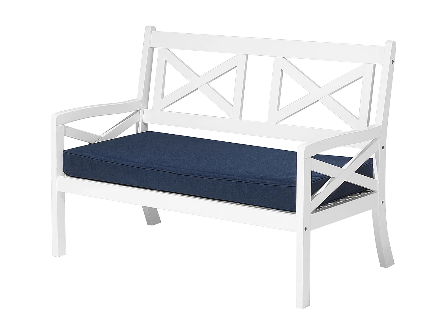 Loungeset met tafel 4-zitter BALTIC Acaciahout Donkerblauw