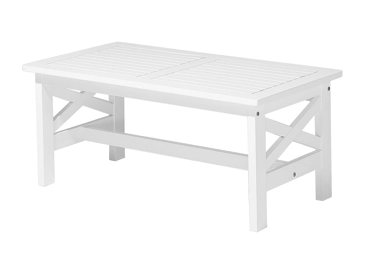 Loungeset met tafel 4-zitter BALTIC Acaciahout Donkerblauw