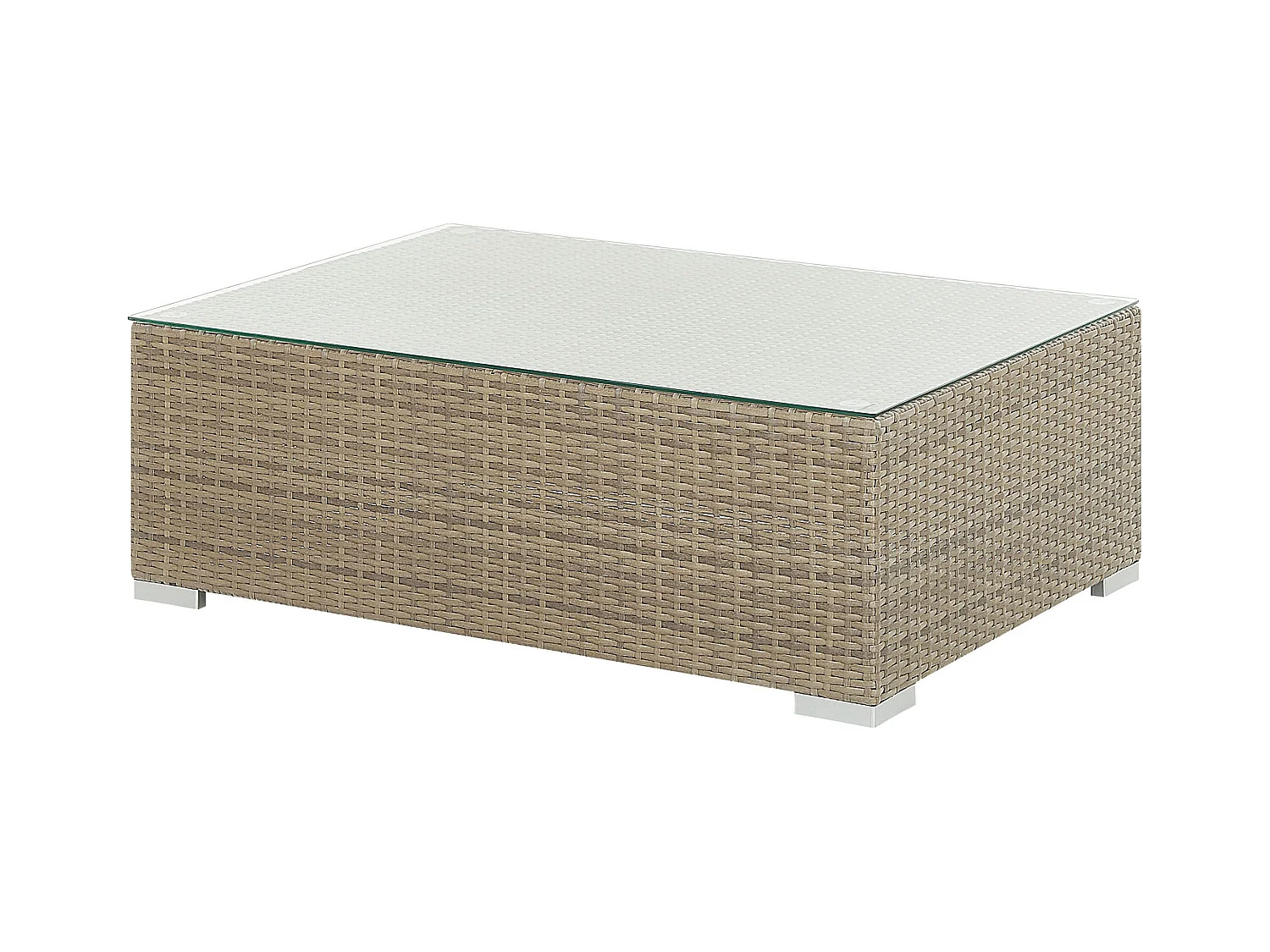 Loungeset met tafel 8-zitter MAESTRO Lichtbruin