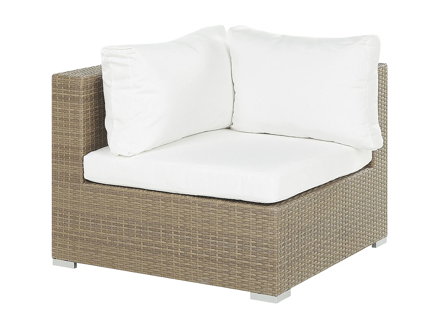 Set da giardino con tavolo 8 posti MAESTRO Modulare Marrone chiaro