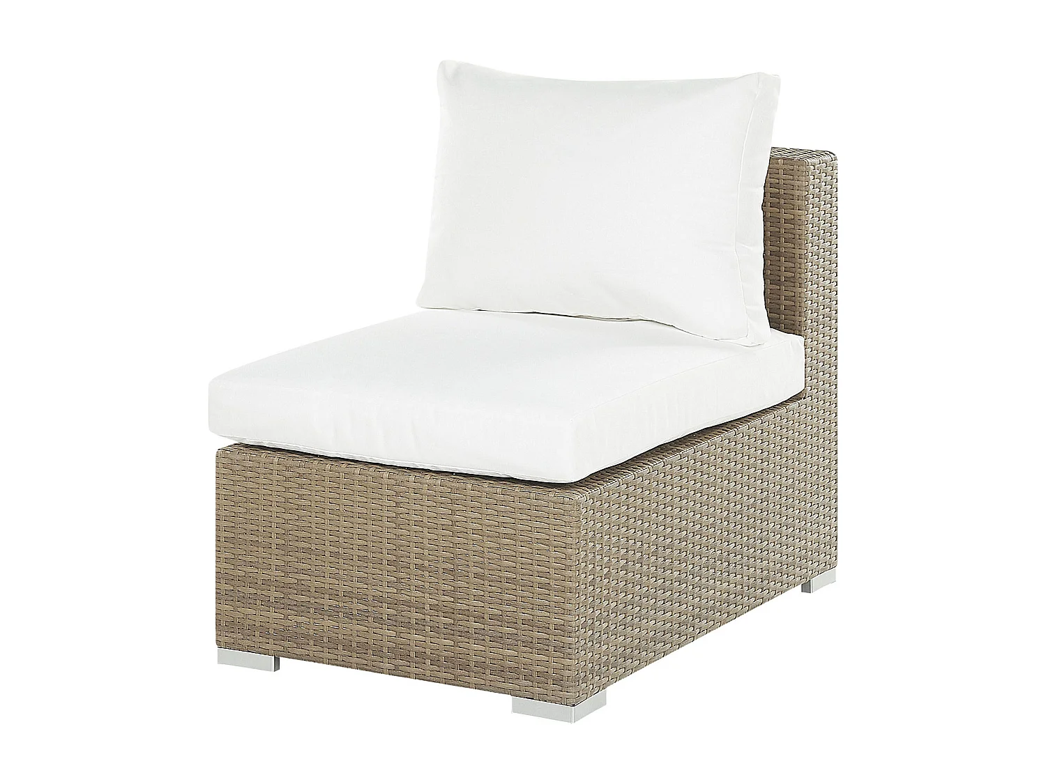 Set da giardino con tavolo 8 posti MAESTRO Modulare Marrone chiaro