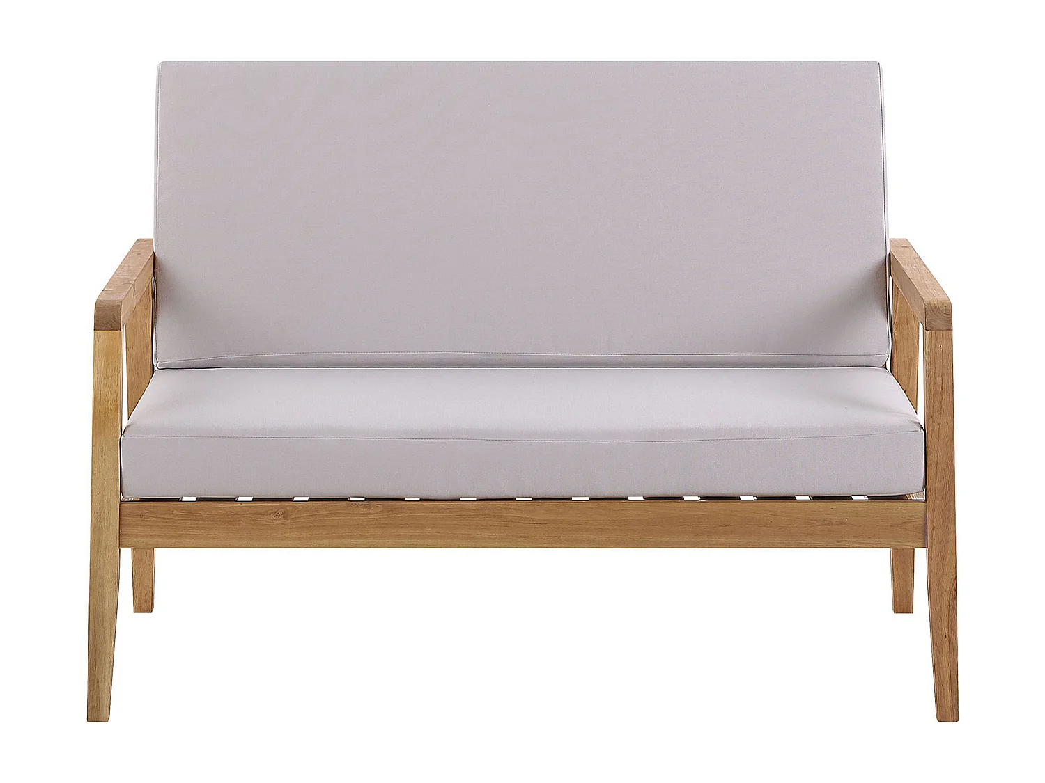 Ensemble de salon de jardin avec table 4 places PALLANO Acacia Taupe