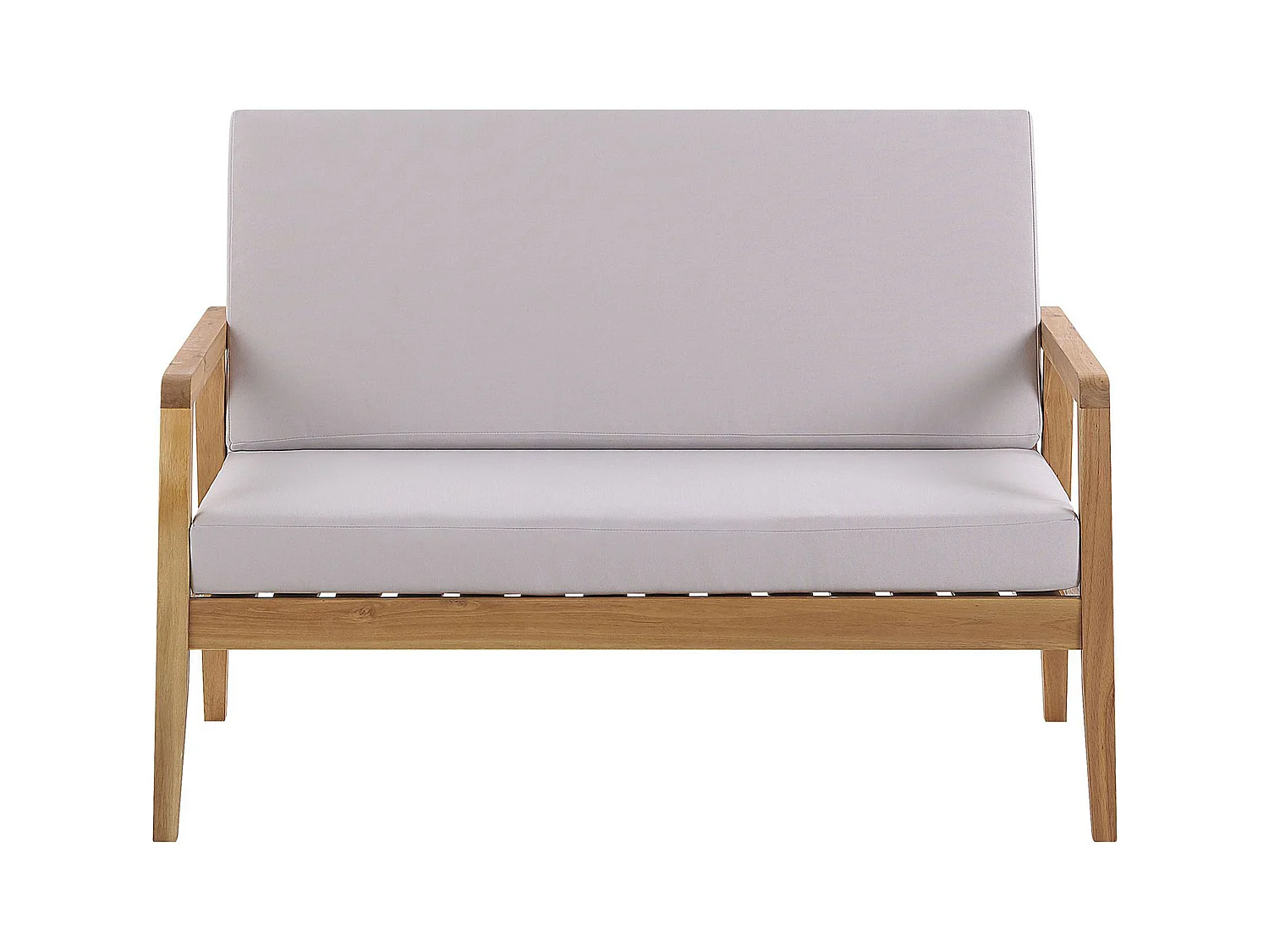 Set da giardino con tavolo 4 posti PALLANO Legno d'acacia Tortora