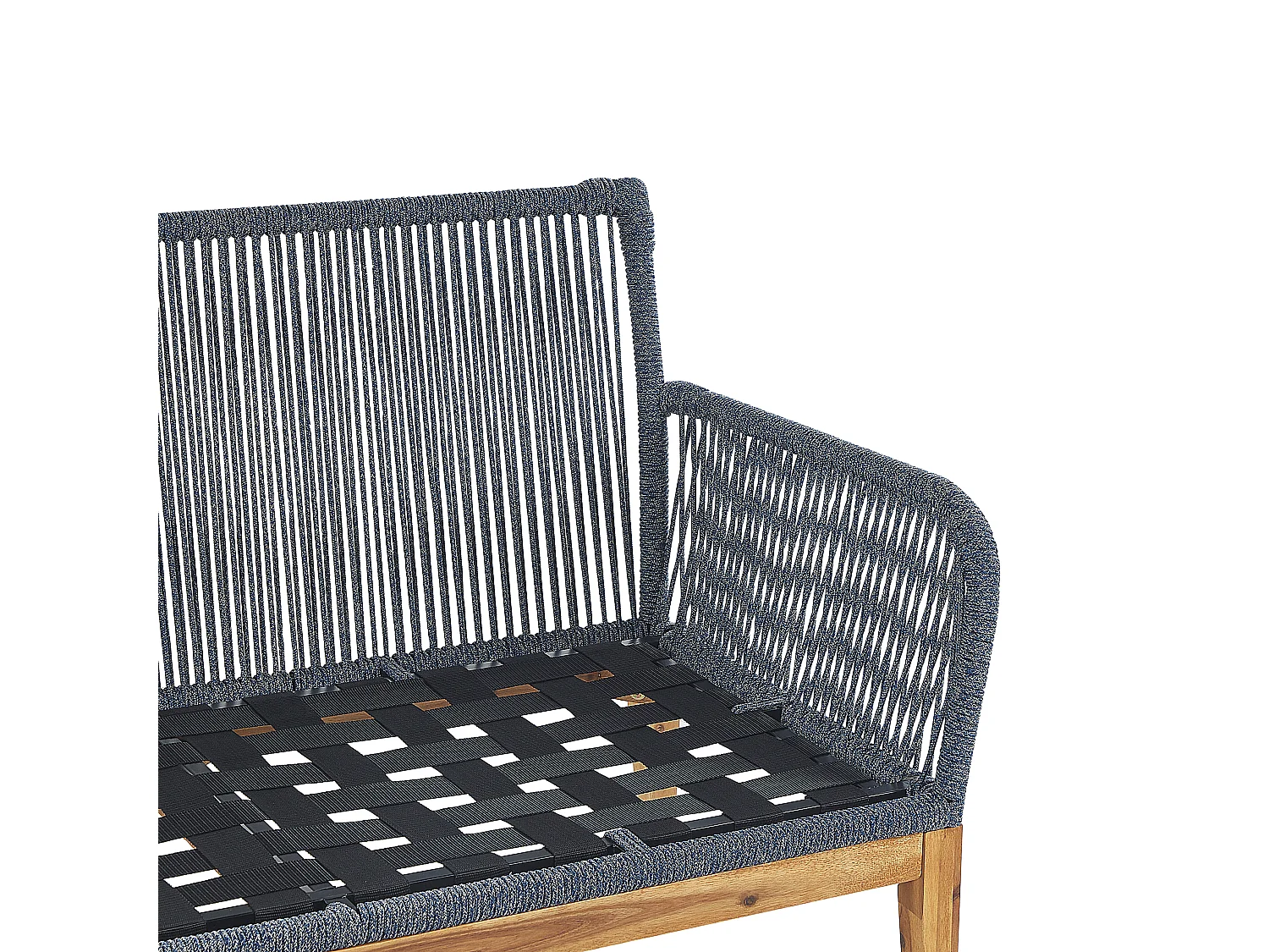 Set da giardino con tavolo 4 posti MERANO Legno d'acacia Bianco sporco