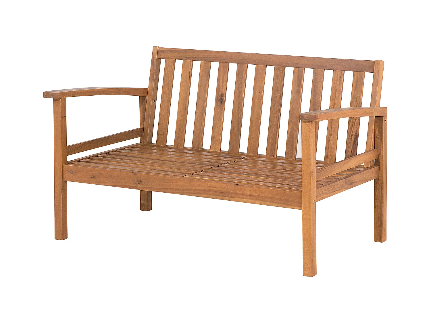 Loungeset met tafel 4-zitter MANILA Gecertificeerd acaciahout Lichtbruin