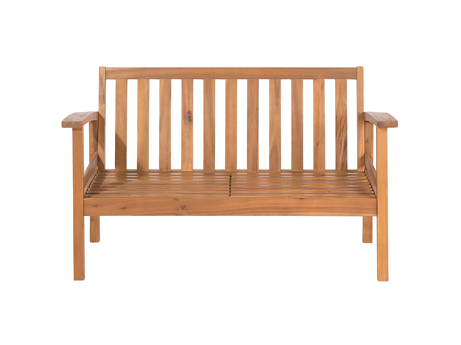 Lounge Set mit Tisch 4-Sitzer MANILA zertifiziertes Akazienholz Hellbraun