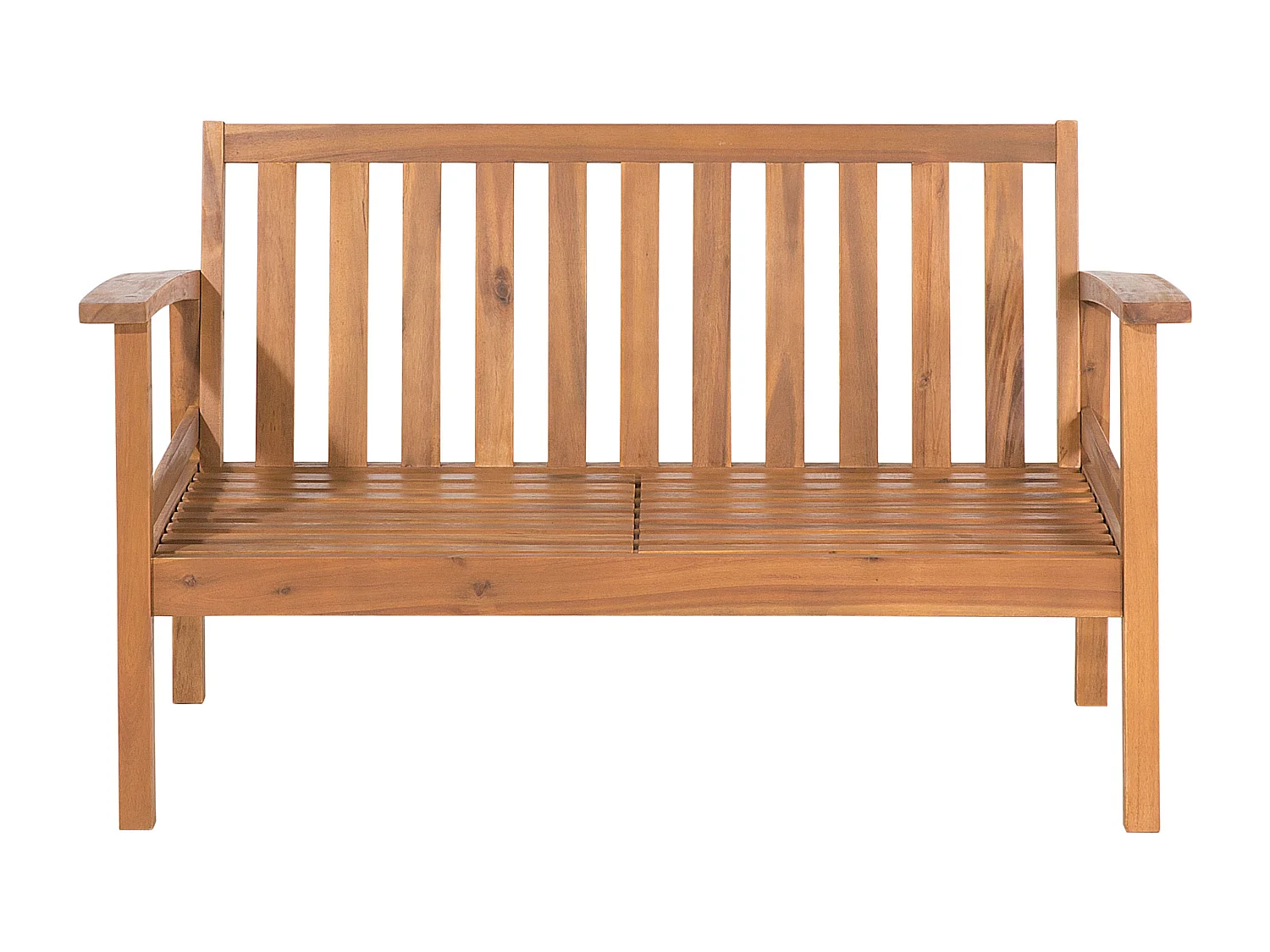 Loungeset met tafel en ottomaan 4-zitter MANILA Acaciahout Lichtbruin