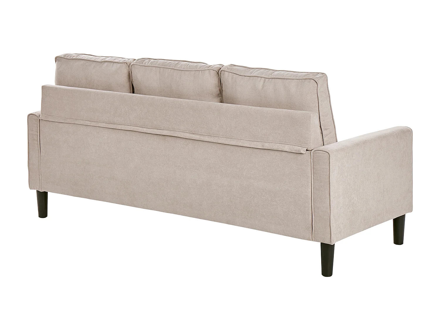 Bank AVESTA Stof Beige Met ottomaan 3-zitter