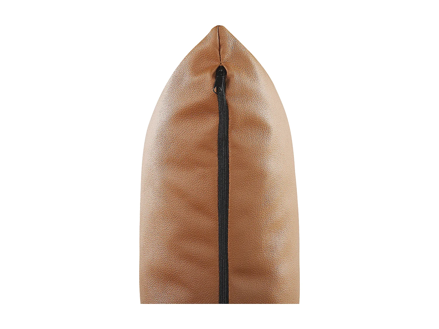 Sofá GRANNA Pele sintética Castanho 3 lugares