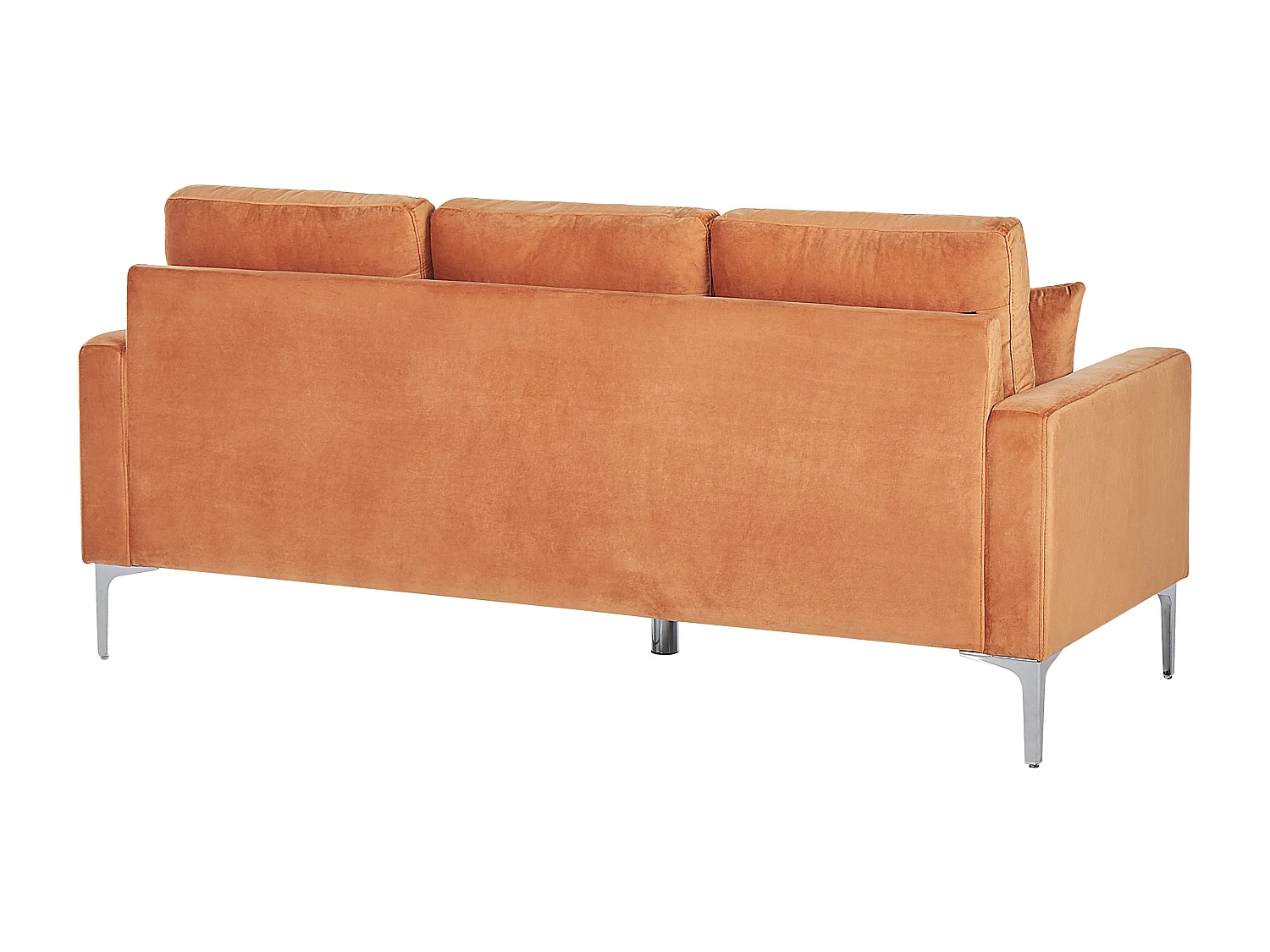 Canapé 3 places GAVLE Velours Orange