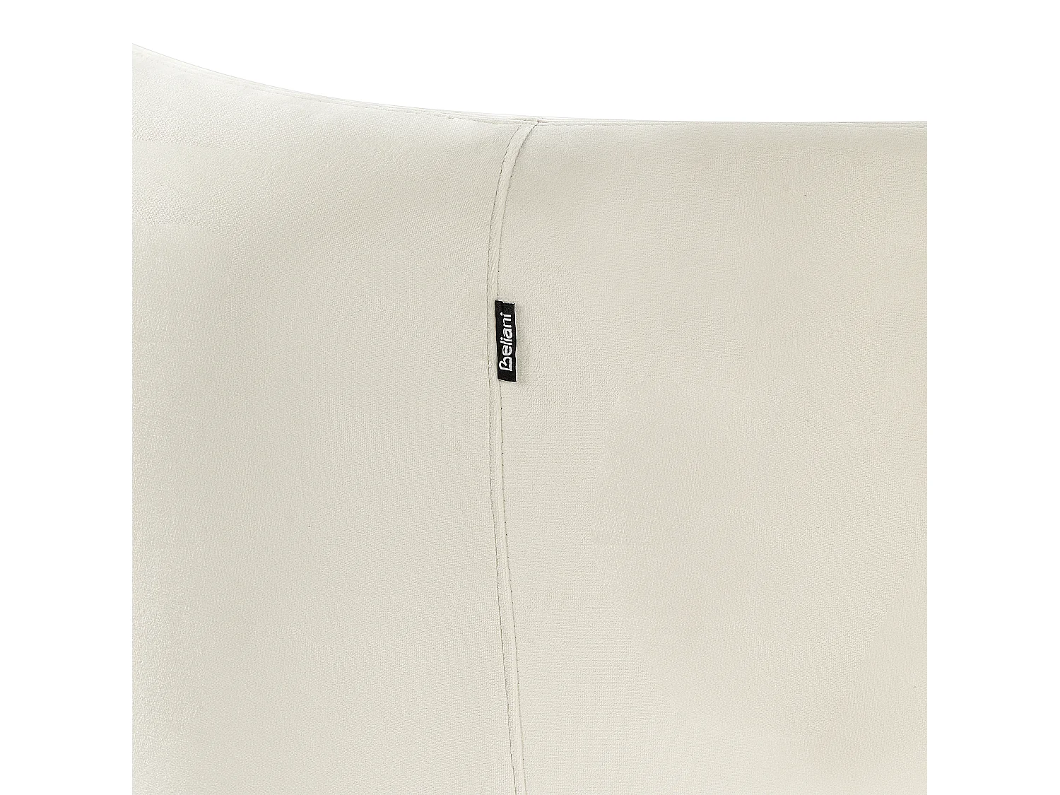 Sofa Samtstoff weiß 3-Sitzer geschwungene Form modern Veltada