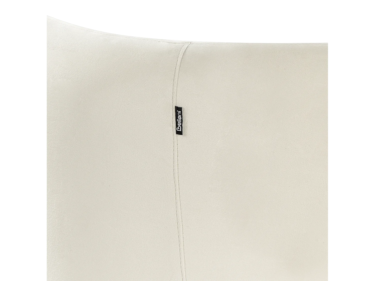 Sofa Samtstoff weiß 3-Sitzer geschwungene Form modern Veltada