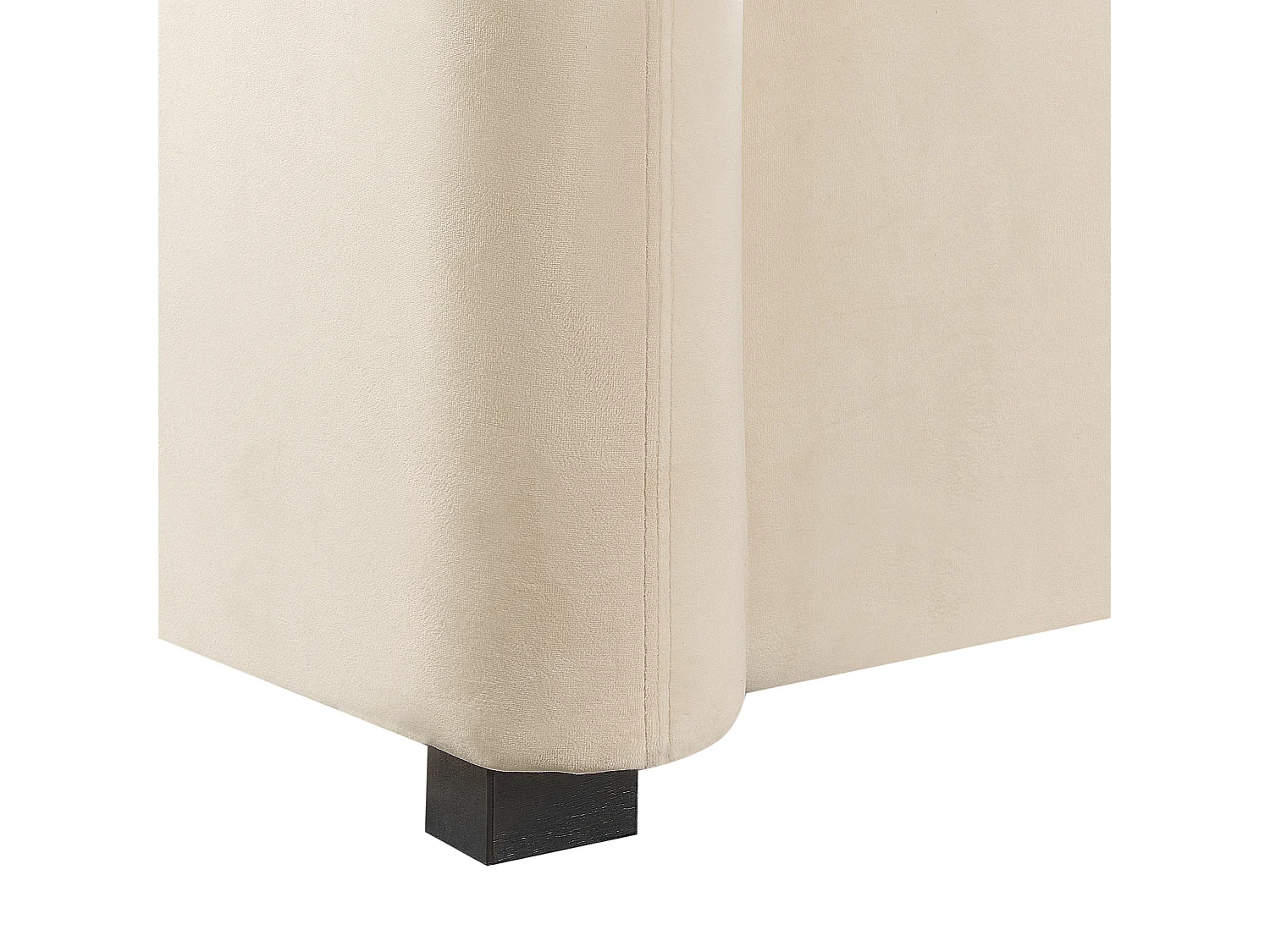 Bank VELTADA Fluweel Wit 3-zitter
