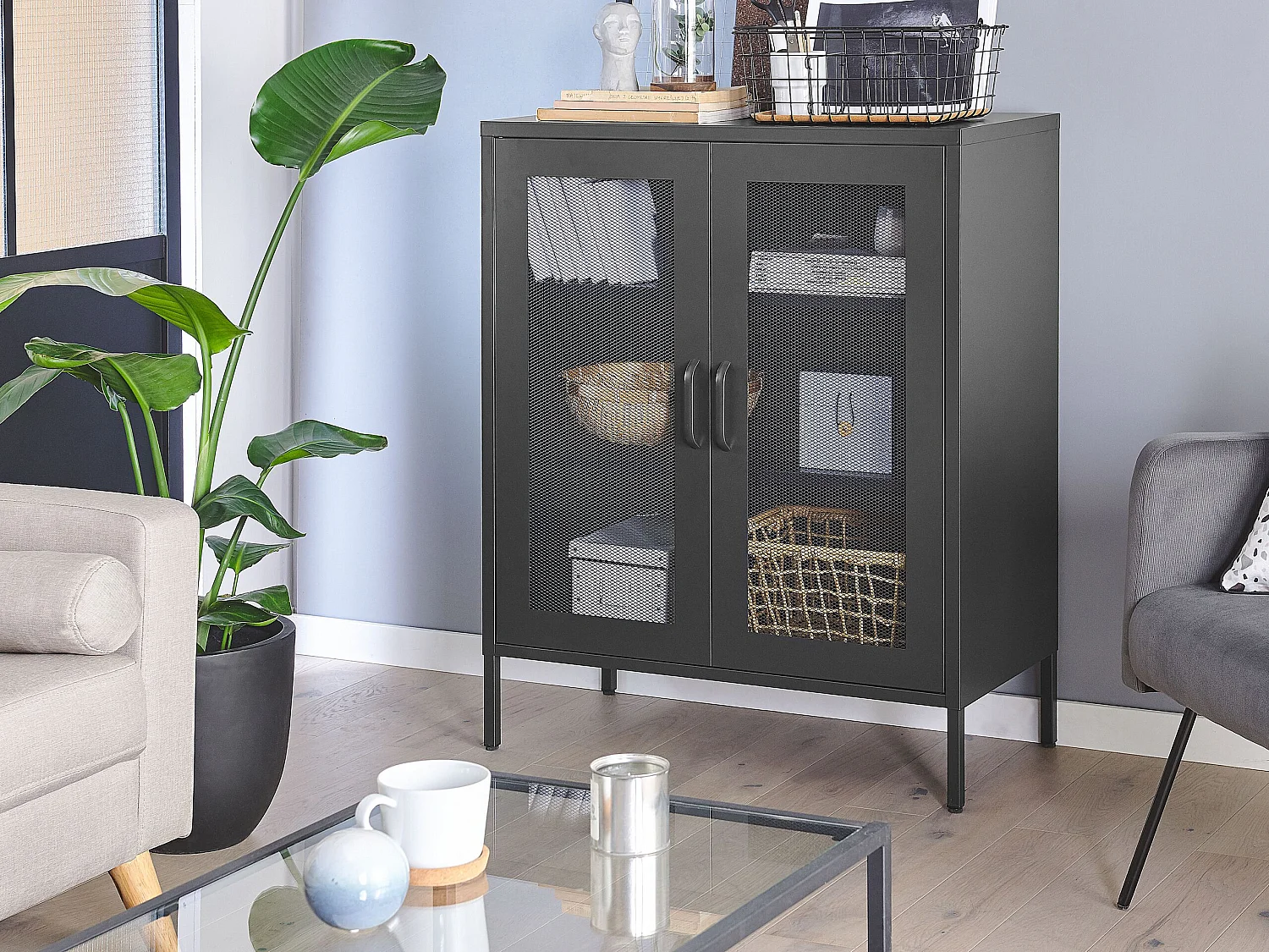 Armoire WAKATIPU Métal Noir