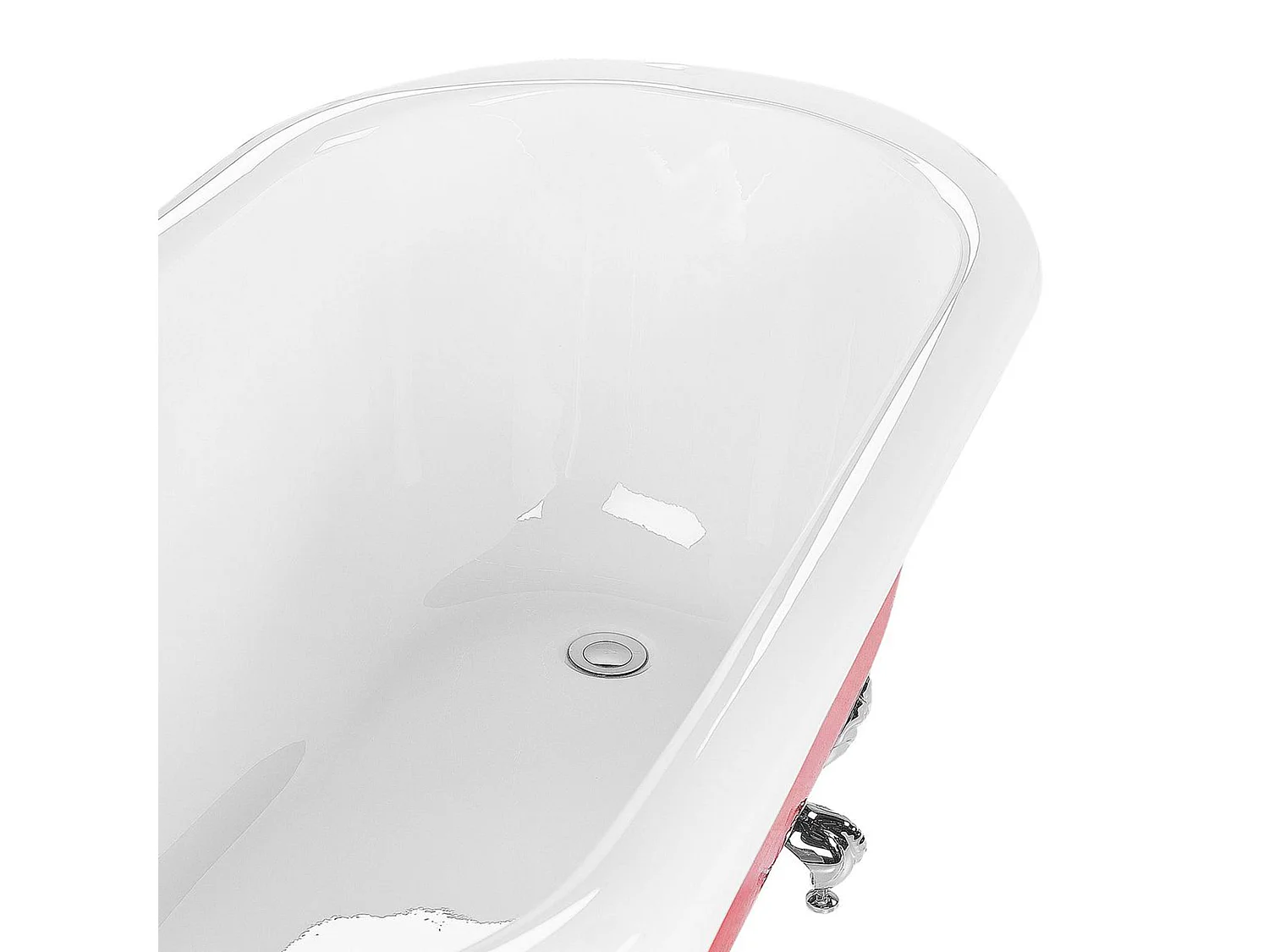 Vrijstaand bad CAYMAN 170 x 76 cm Rood