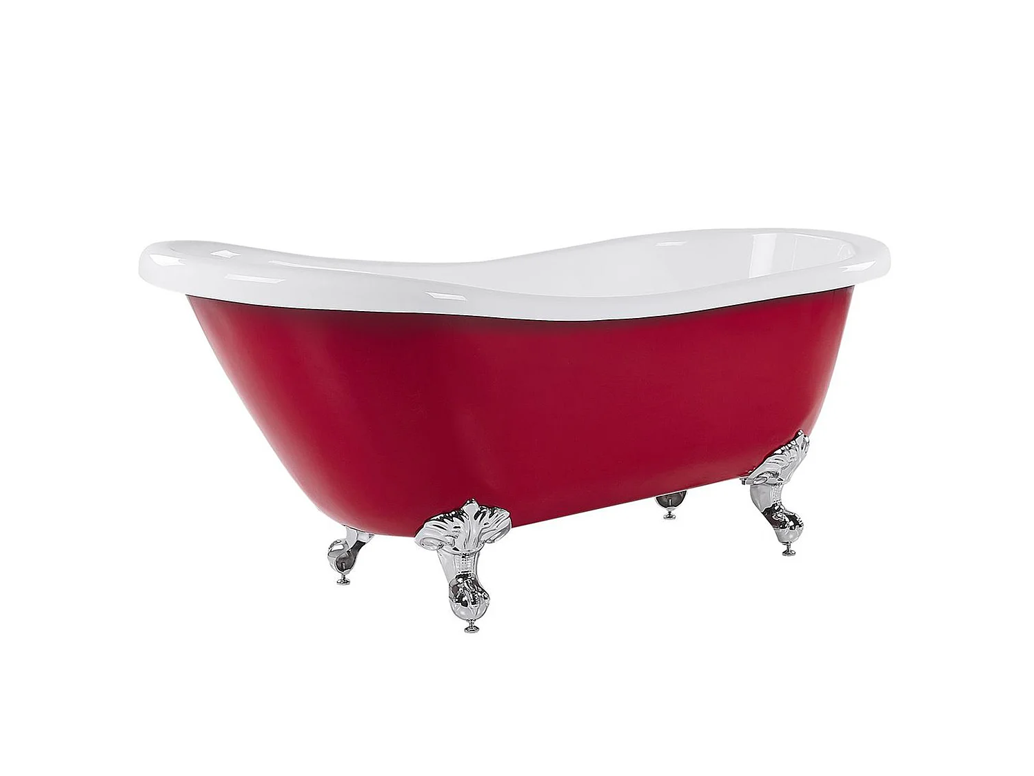 Vrijstaand bad CAYMAN 170 x 76 cm Rood