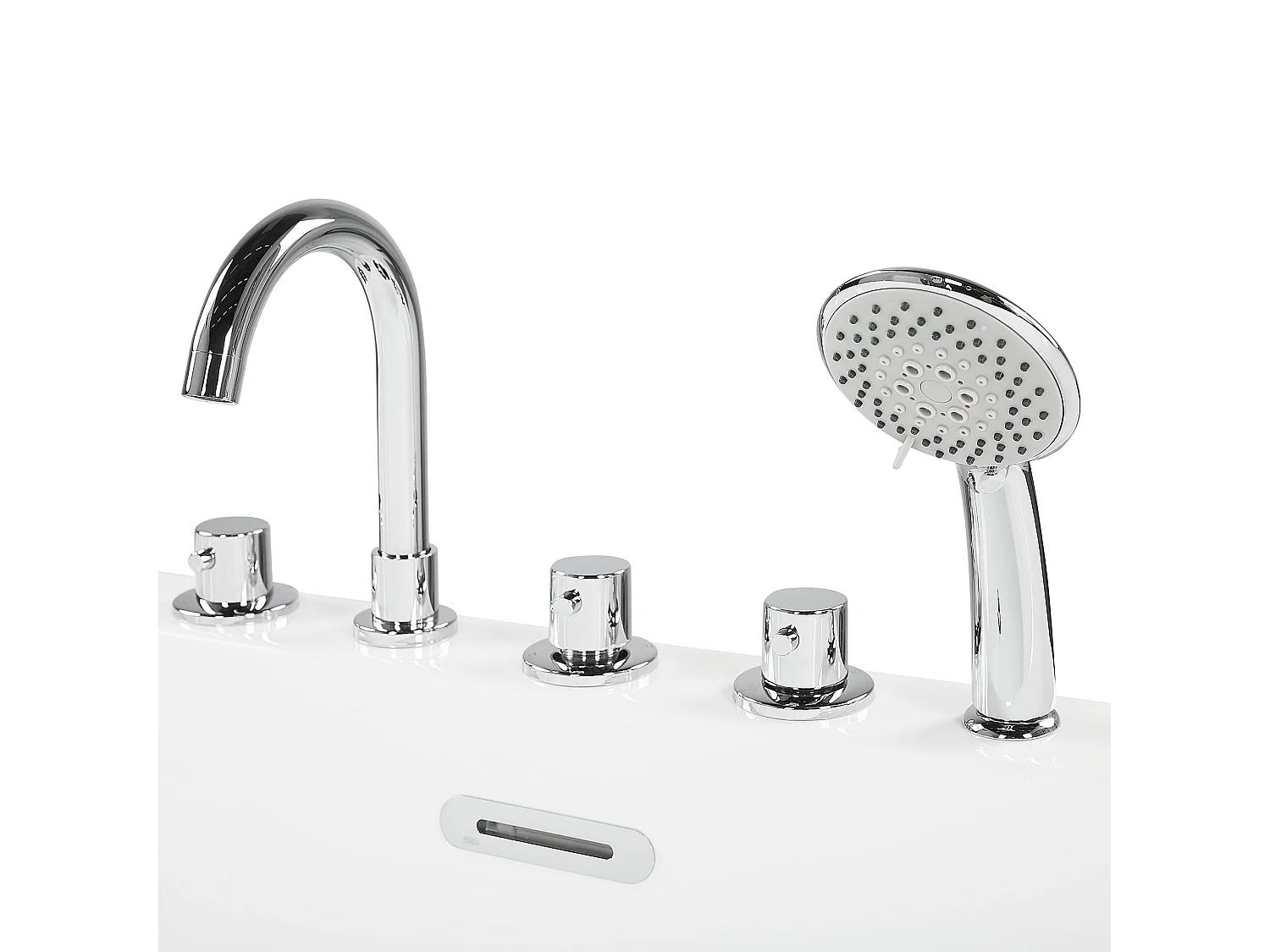 Baignoire îlot EMPRESA avec raccords 170 x 80 cm Noir