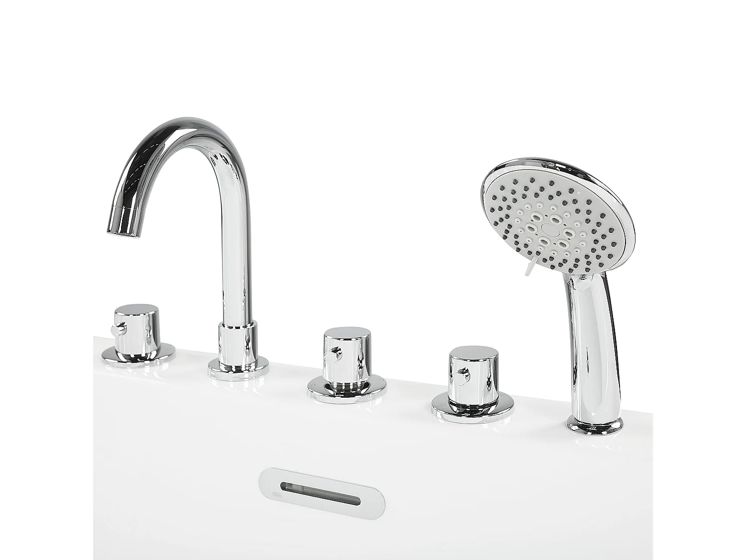 Banheira autónoma EMPRESA com fixações 1700 x 800 mm Preto