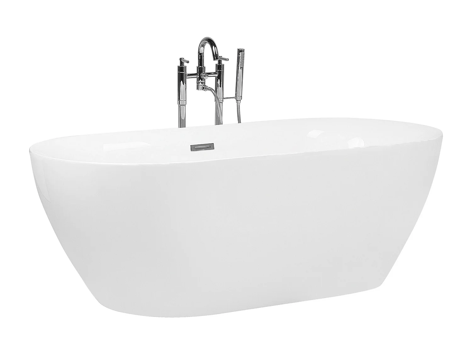 Baignoire îlot CARRERA 170 x 80 cm Blanc