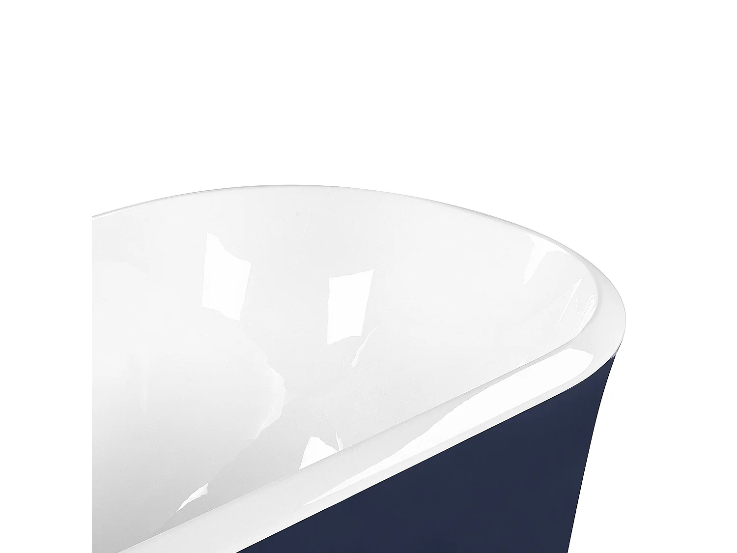 Baignoire îlot TESORO 170 x 77 cm Bleu marine