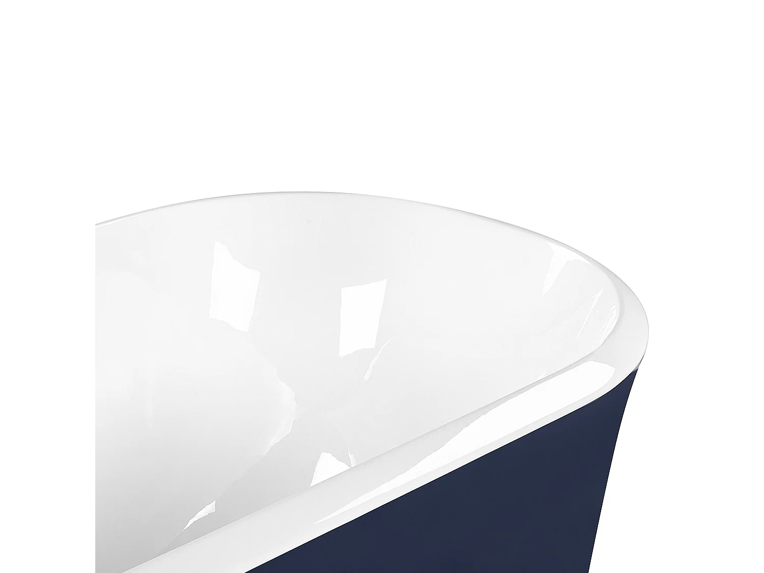 Baignoire îlot TESORO 170 x 77 cm Bleu marine