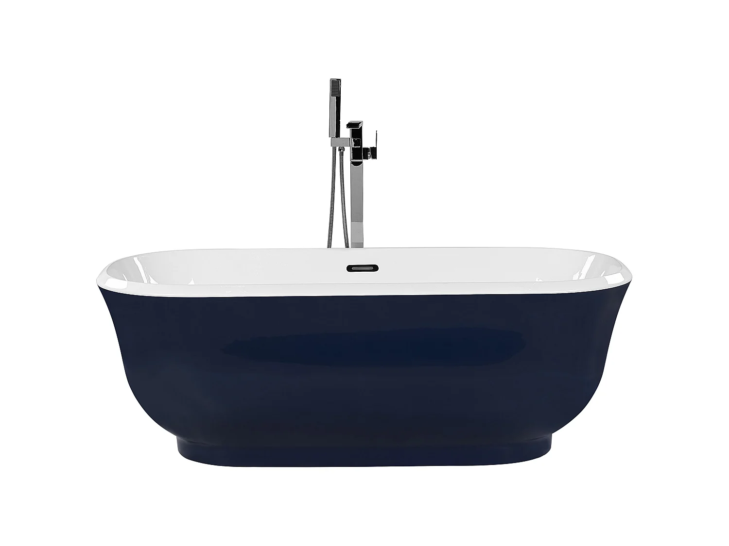 Baignoire îlot TESORO 170 x 77 cm Bleu marine