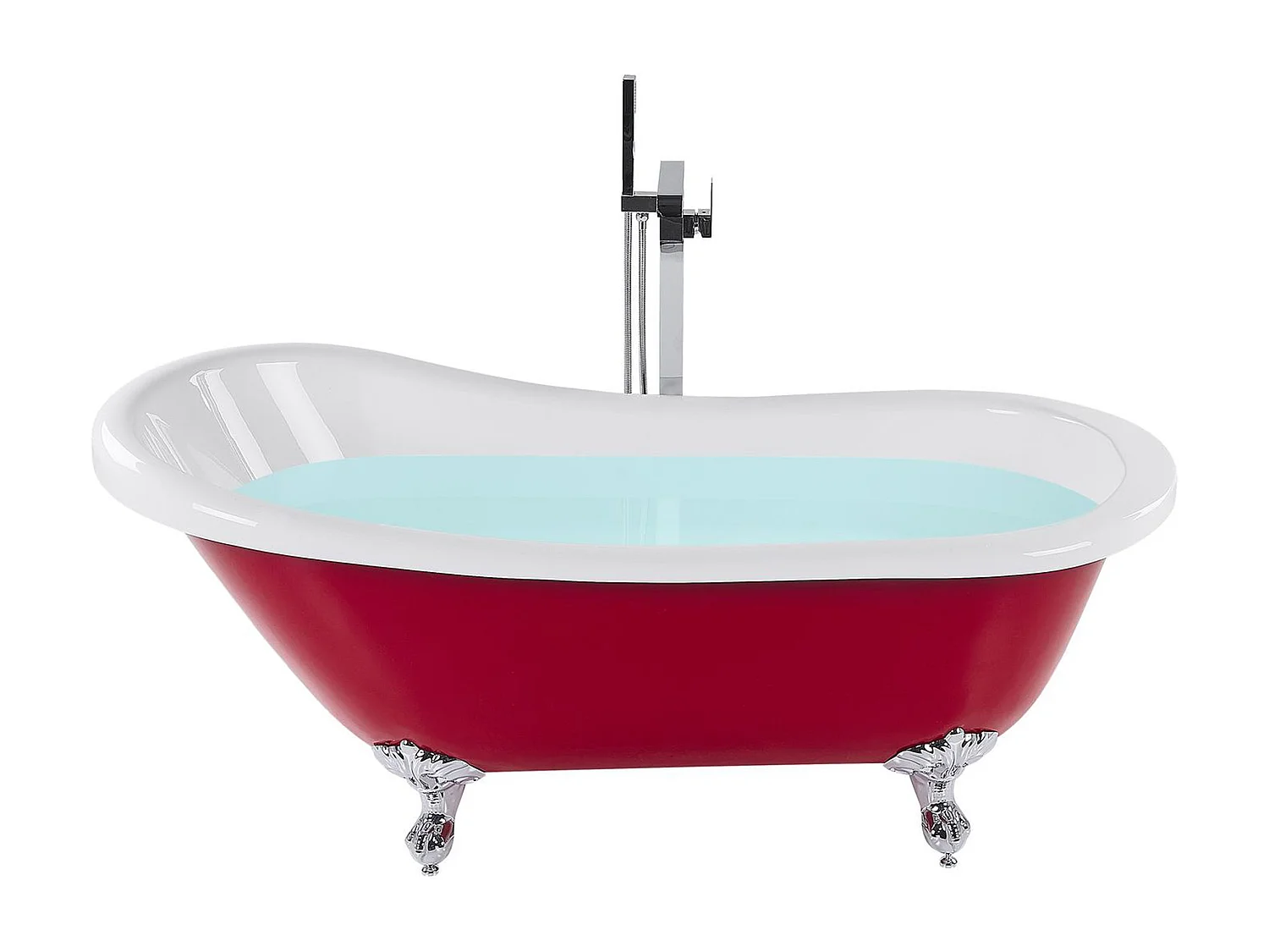 Banheira autónoma CAYMAN 1530 x 770 mm Vermelho