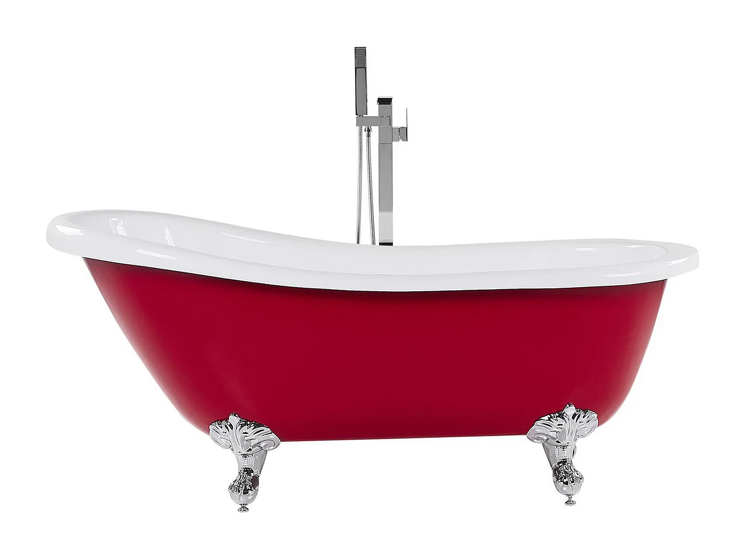 Banheira autónoma CAYMAN 1530 x 770 mm Vermelho