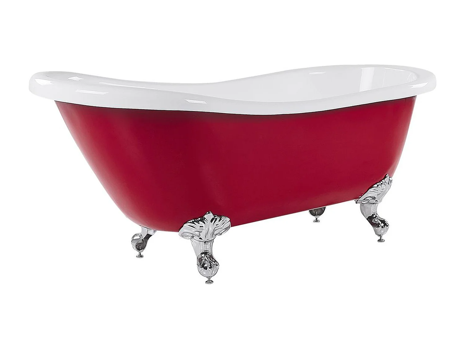 Banheira autónoma CAYMAN 1530 x 770 mm Vermelho