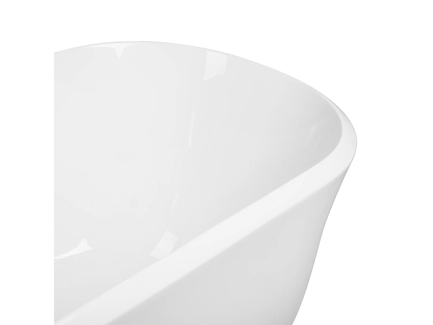 Vrijstaand bad TESORO 170 x 77 cm Wit