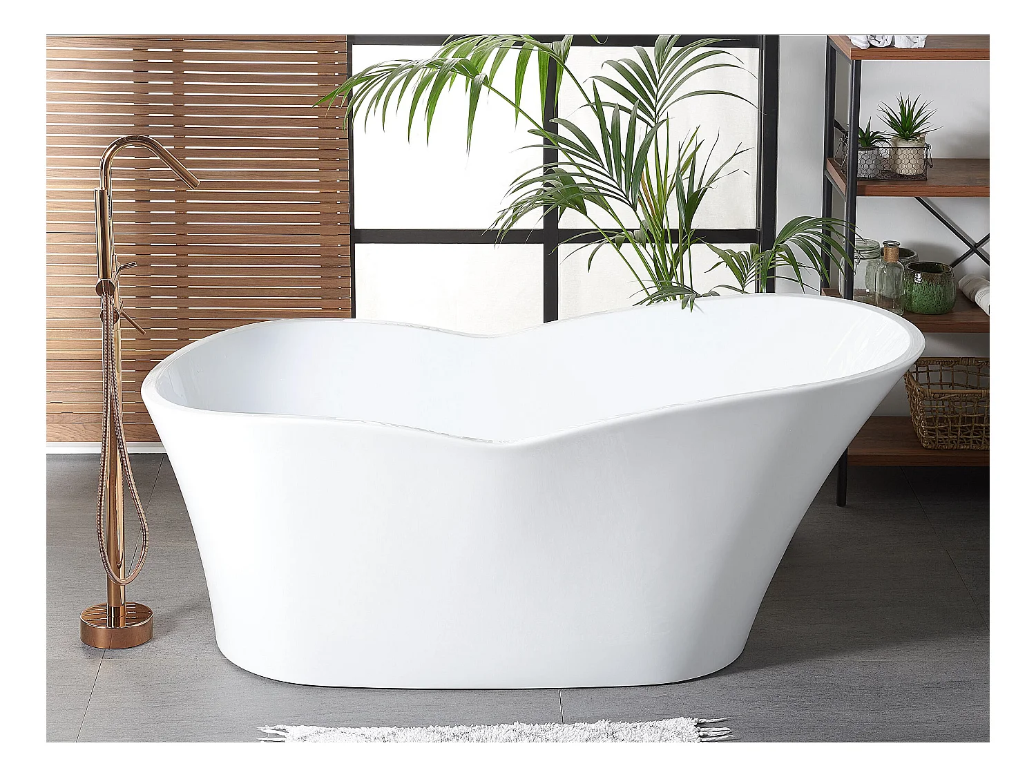 Baignoire îlot DULCINA 170 x 80 cm Blanc