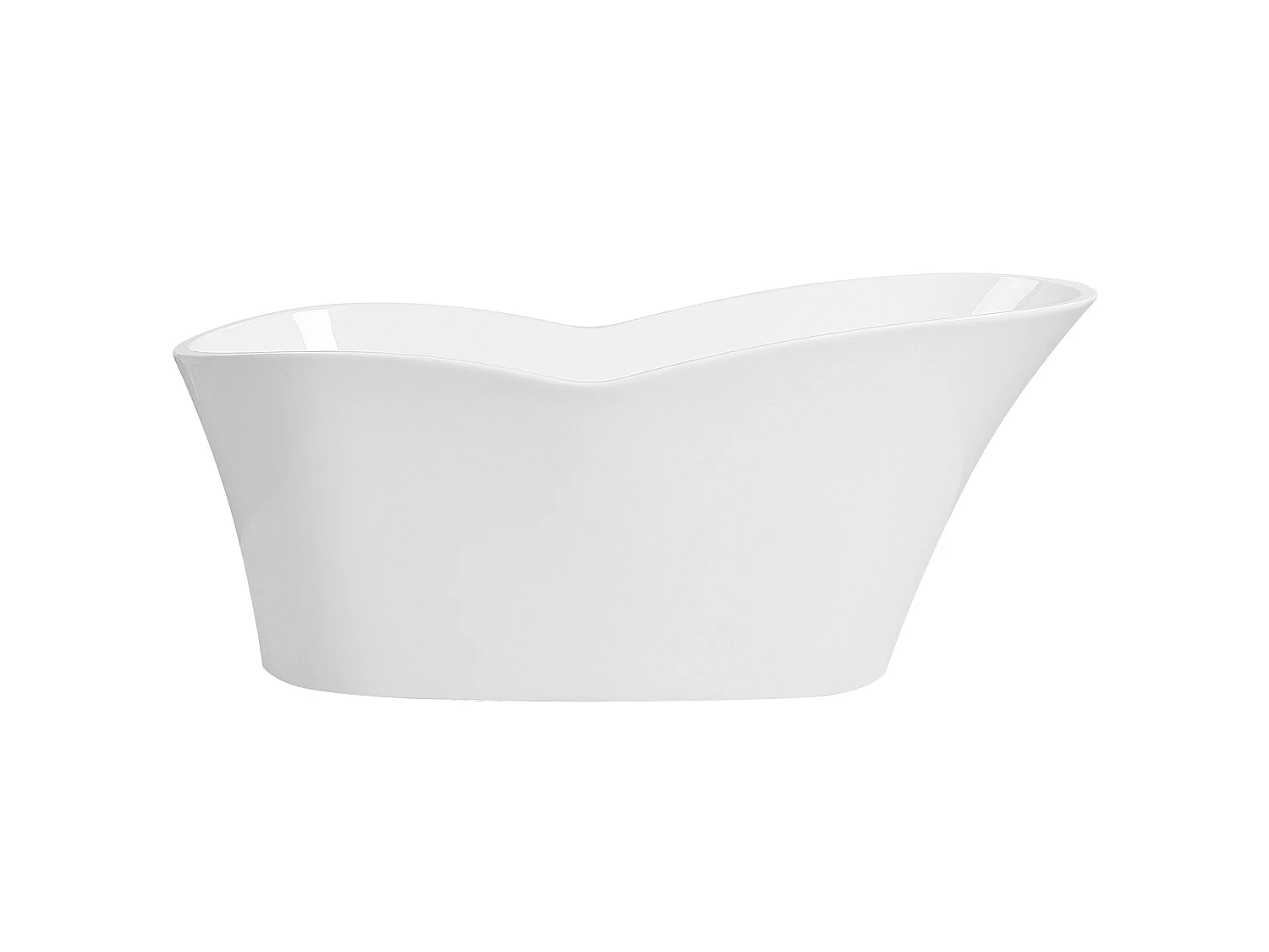 Freistehende Badwanne DULCINA 170 x 80 cm Weiss