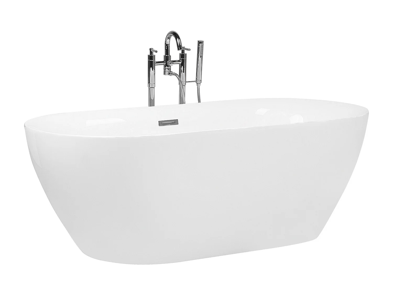 Vrijstaand bad CARRERA 180 x 80 cm Wit