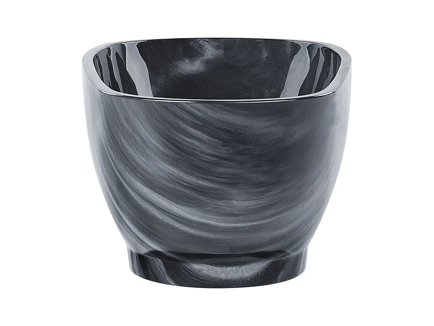 Vrijstaand bad RIOJA 170 x 80 cm Zwart marmer