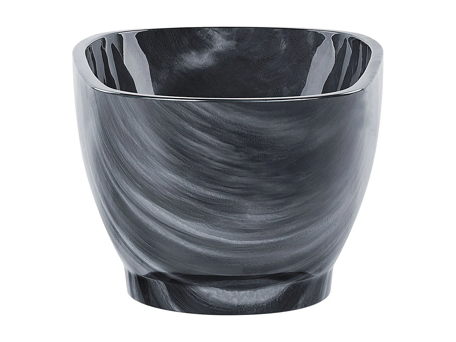 Vrijstaand bad RIOJA 170 x 80 cm Zwart marmer