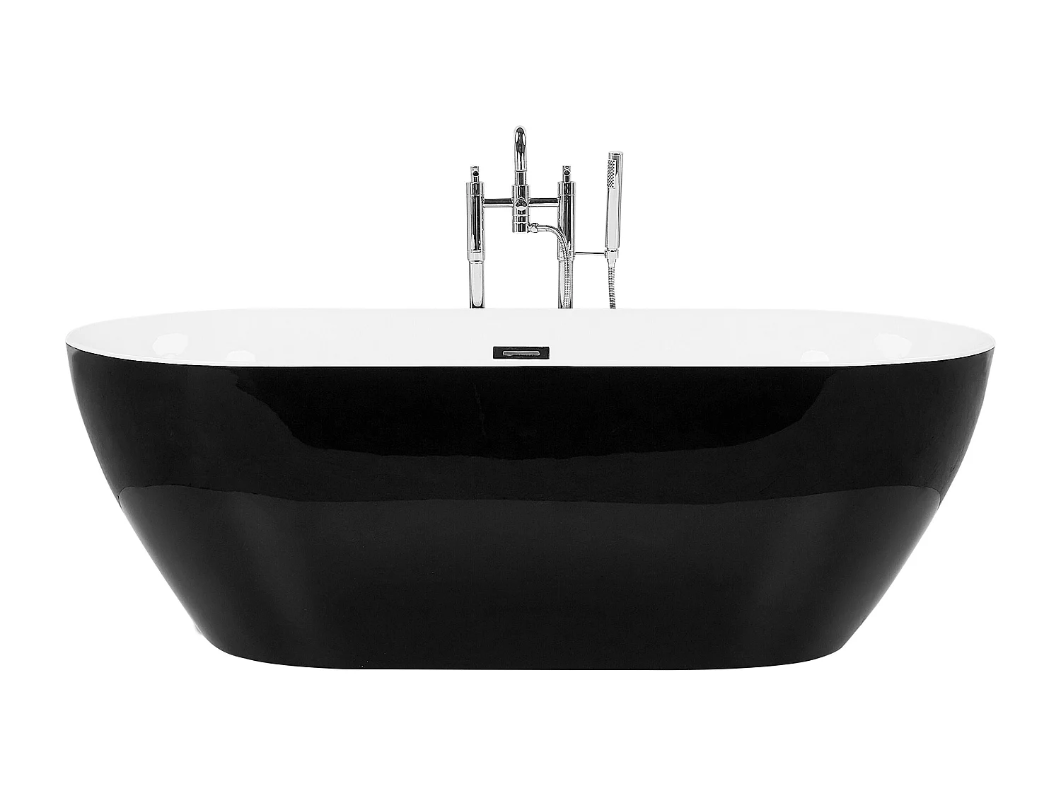 Banheira autónoma CARRERA 1500 x 750 mm Preto
