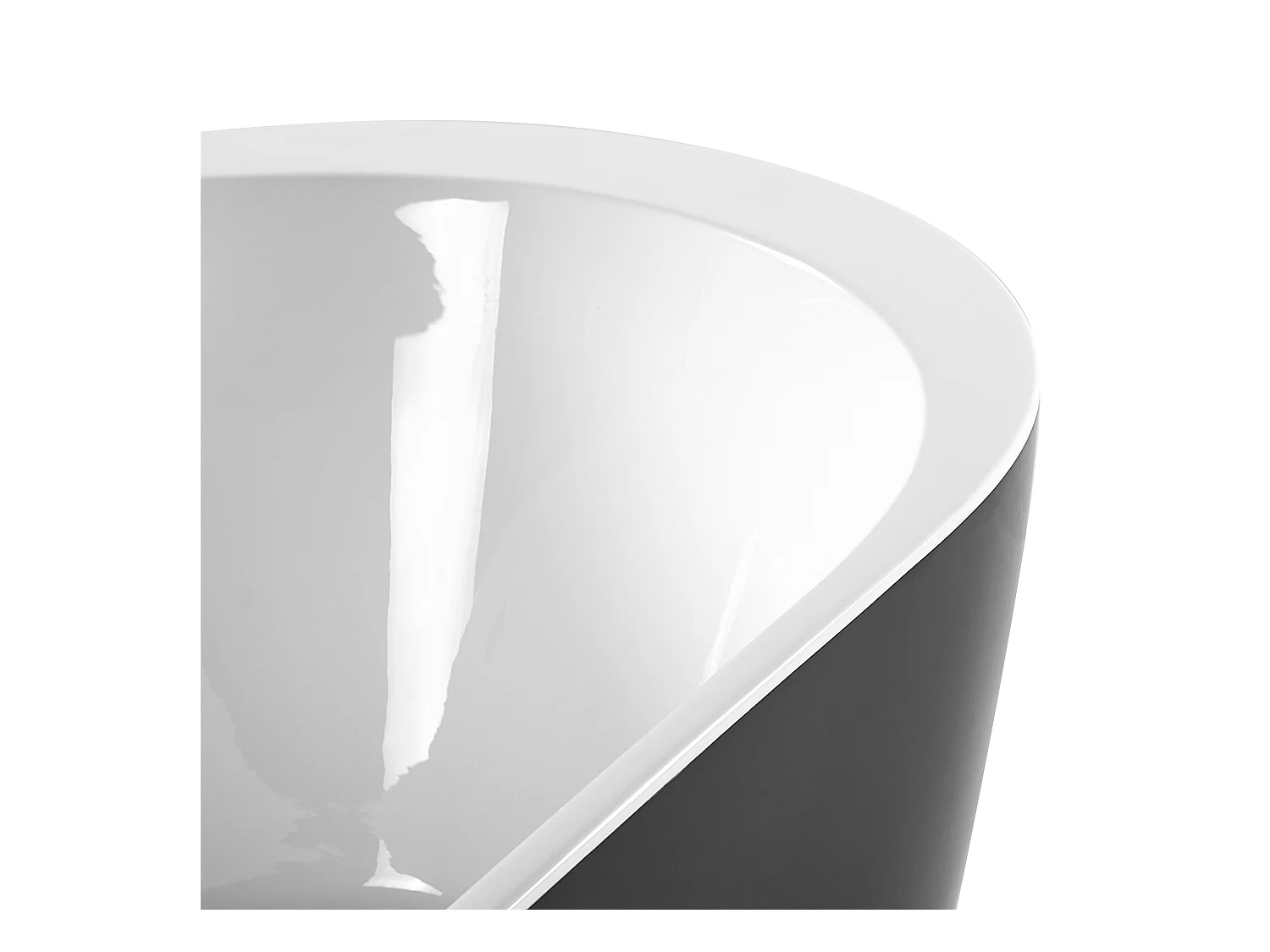 Baignoire îlot NEVIS 160 x 75 cm Noir