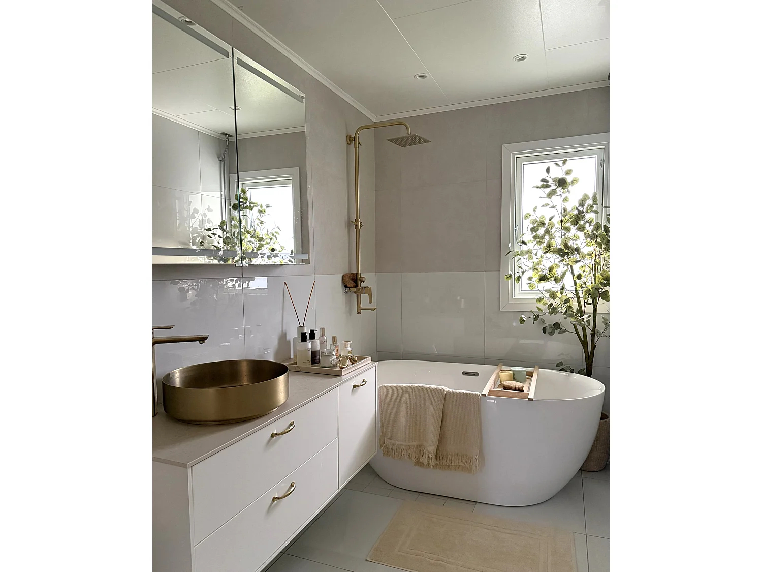 Baignoire îlot CARRERA 150 x 75 cm Blanc
