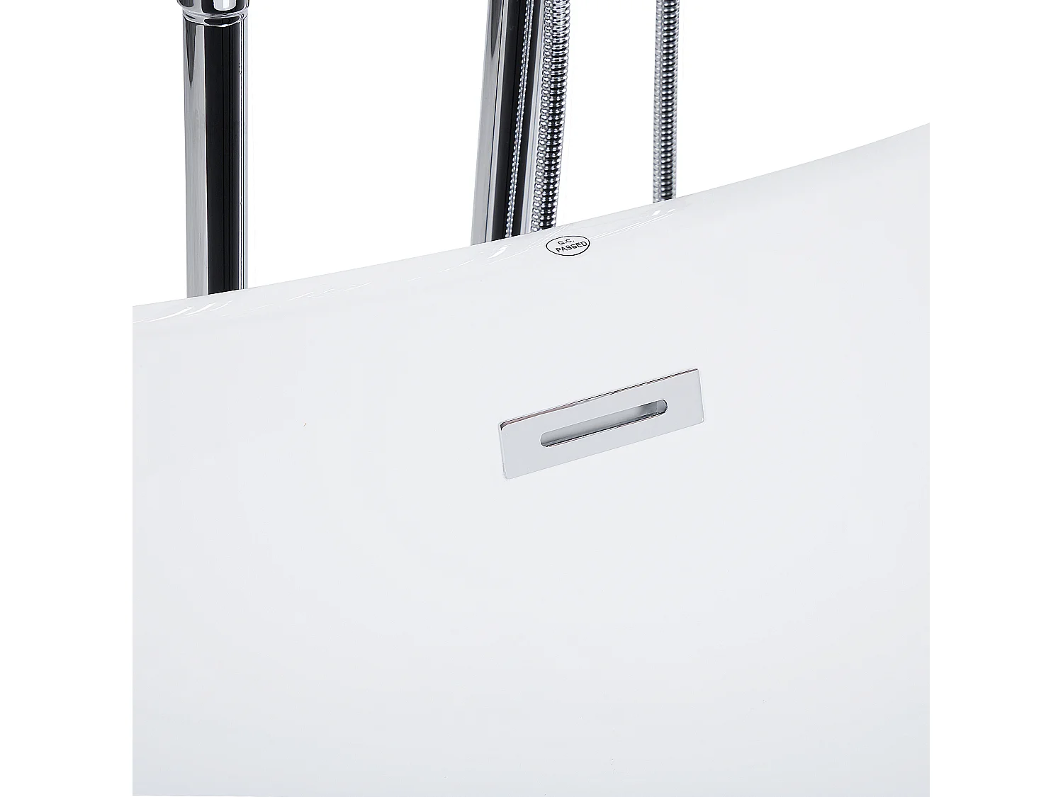 Vrijstaand bad ANTIGUA 180 x 78 cm Zwart