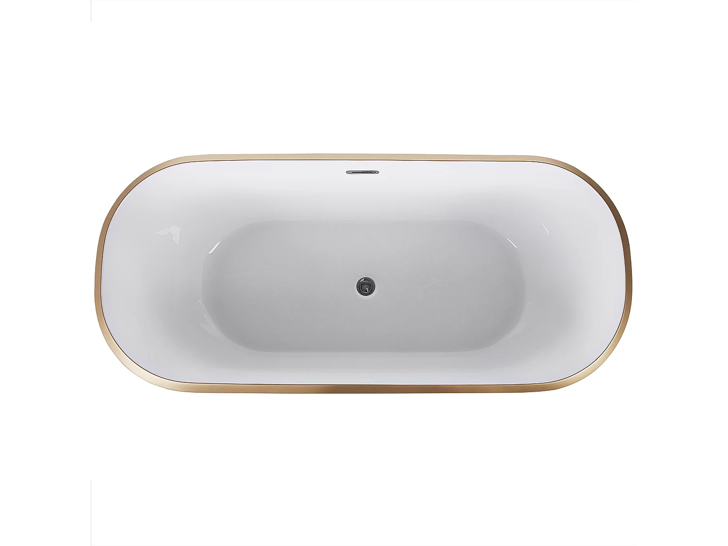 Vrijstaand bad TESORO 170 x 77 cm Goud