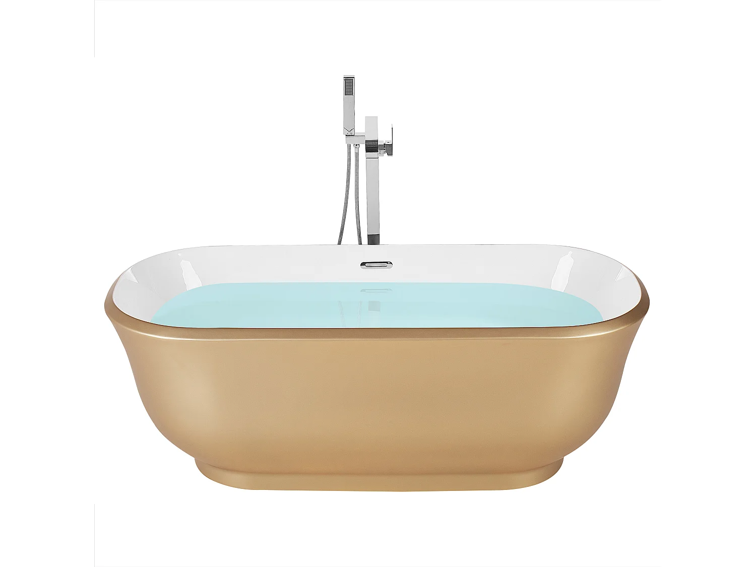 Vrijstaand bad TESORO 170 x 77 cm Goud