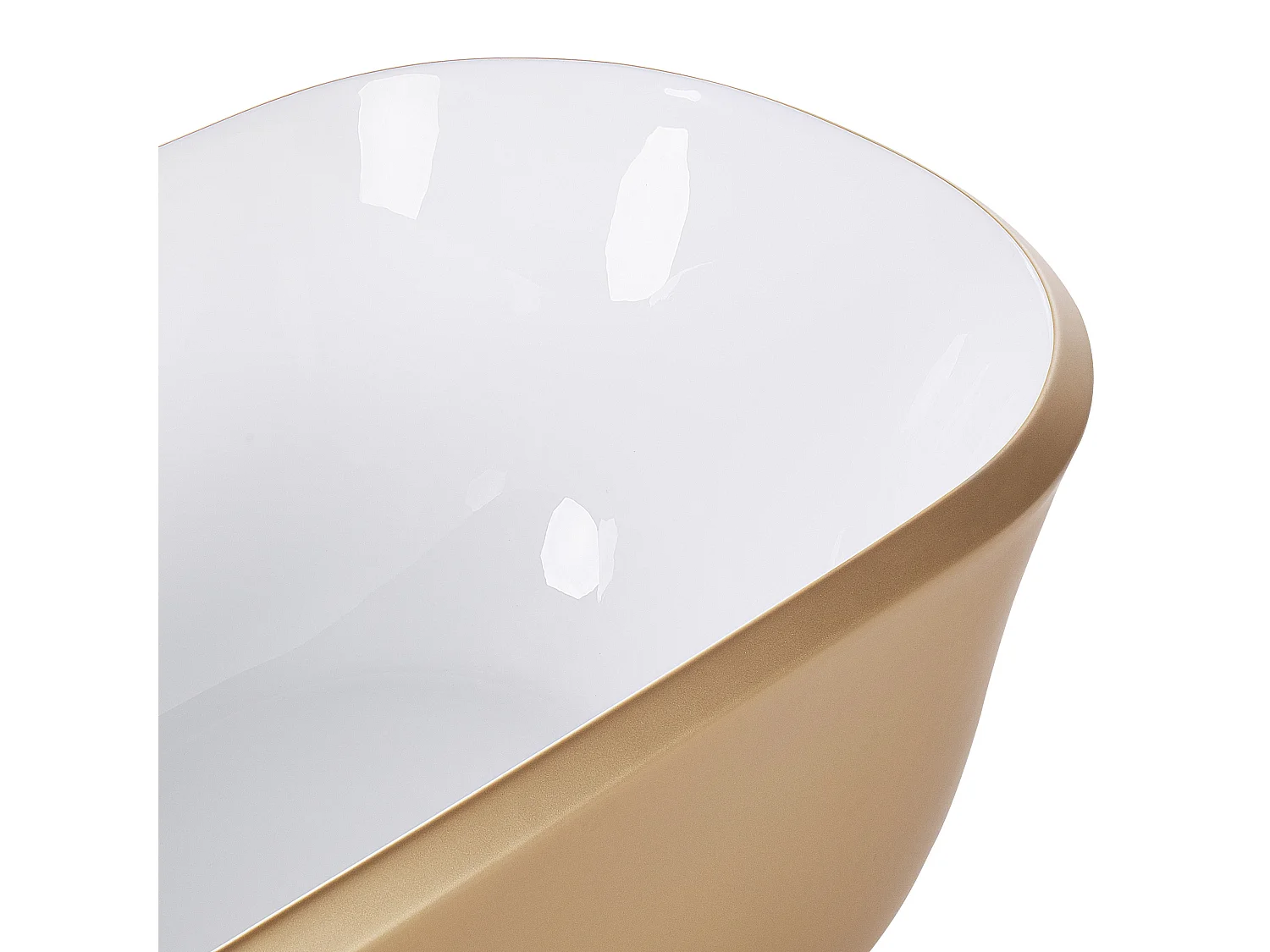 Vrijstaand bad TESORO 170 x 77 cm Goud